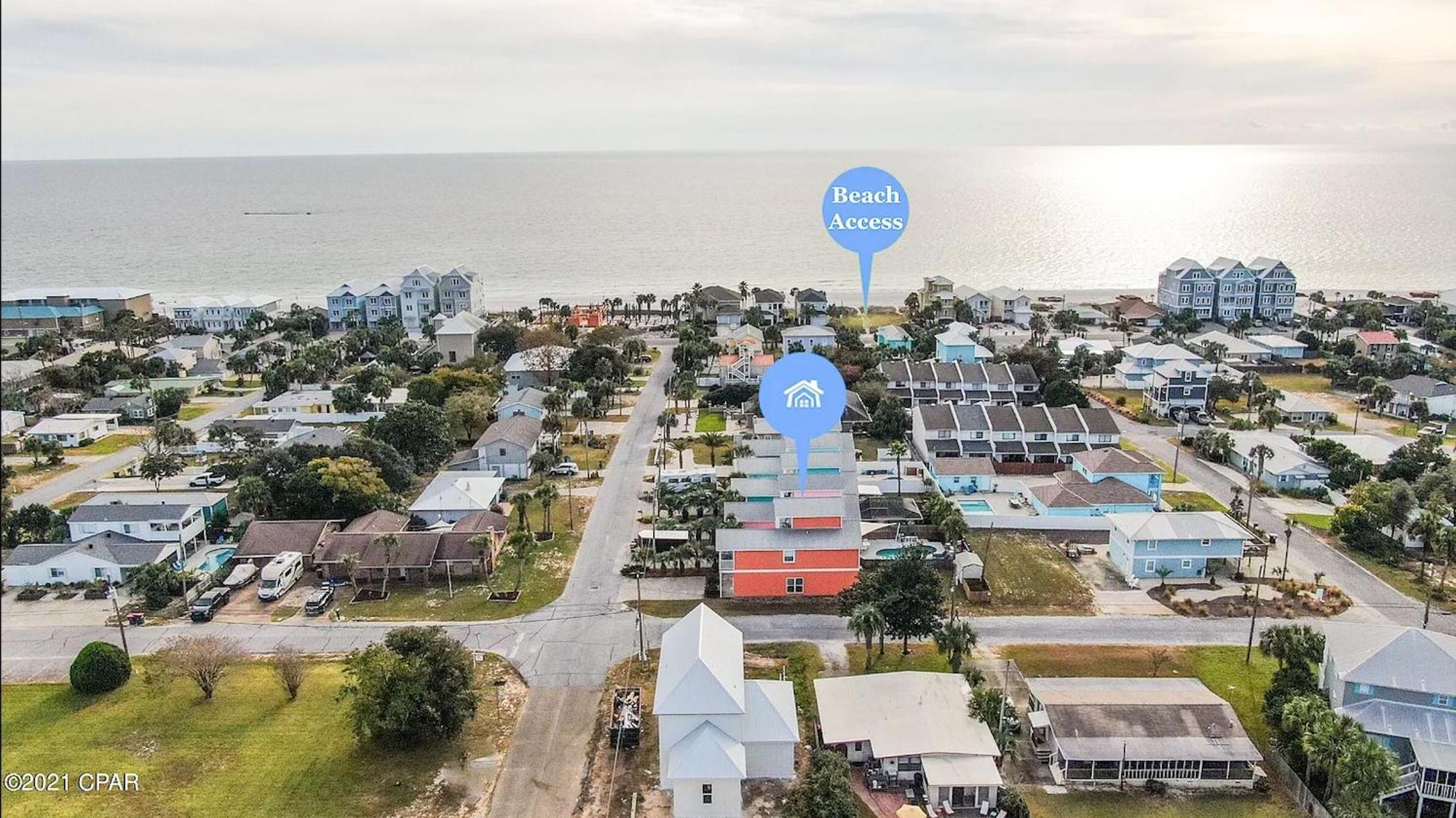 Panama Paradise Beach House/3 Min Beach Walk Panama City Beach Esterno foto